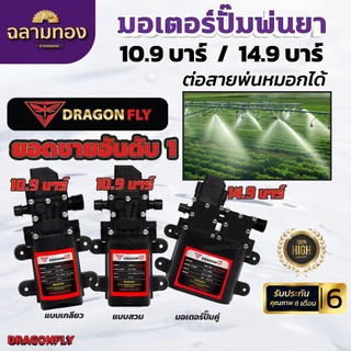 มอเตอร์ปั้มพ่นยา มอเตอรปั้มพ่นหมอก ปั้มพ่นหมอก  10.9 บาร์ 12โวลล์,มอเตอร์ปั๊มคู่ 14.9 บาร์ 12 โวลล์