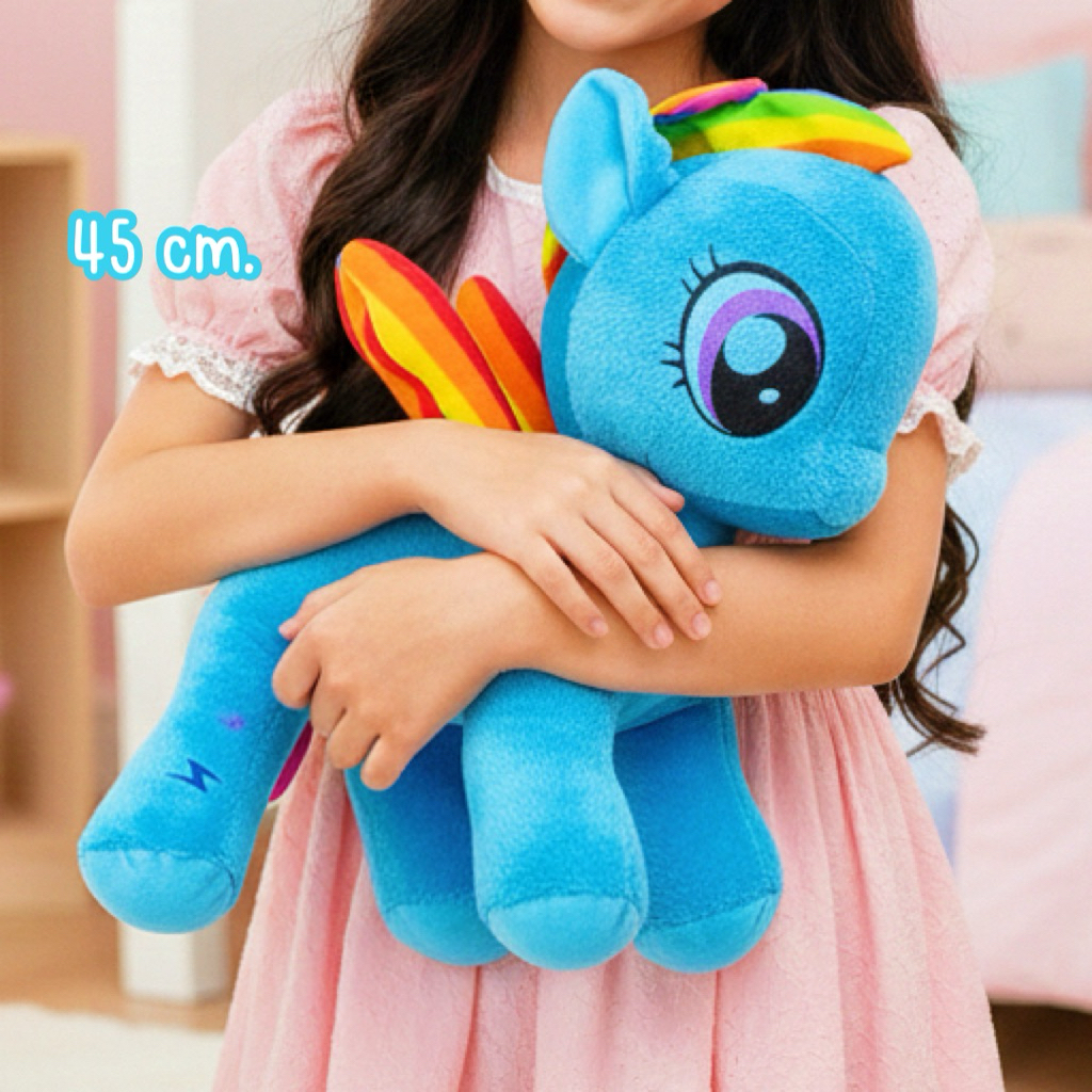พร้อมส่ง ตุ๊กตาม้าโพนี่ Pony ตุ๊กตาโพนี่ my little pony ของขวัญน่ารัก โพนี่ ของแต่งห้อง ราคา ถูกที่สุด ดีลบีเคเค