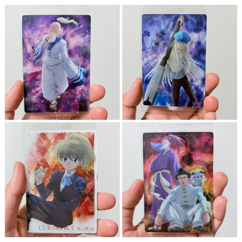(งานแท้ สินค้ามือสองจากญี่ปุ่น) การ์ด การ์ดเมะ การ์ดสะสม อนิเมะ ฮันเตอร์ × ฮันเตอร์ hunter x hunter