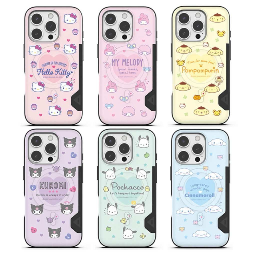 PreOrder Sanrio Hello Kitty MS Case เคสคิตตี้ แม่เหล็ก ลิขสิทธิ์แท้ (17 Pro Max/16 Pro Max/S25Ultra/S26Ultra)