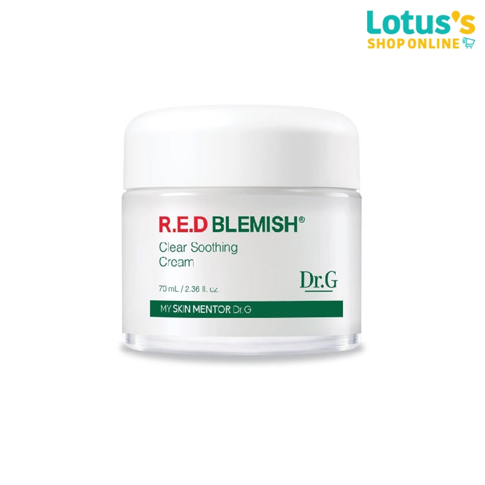 ดอกเตอร์จี อาร์.อี.ดี เบลมิช ซูทติ้ง ครีม 70 มล. Dr.G R.E.D BLEMISH SOOTHING CREAM 70 ML.