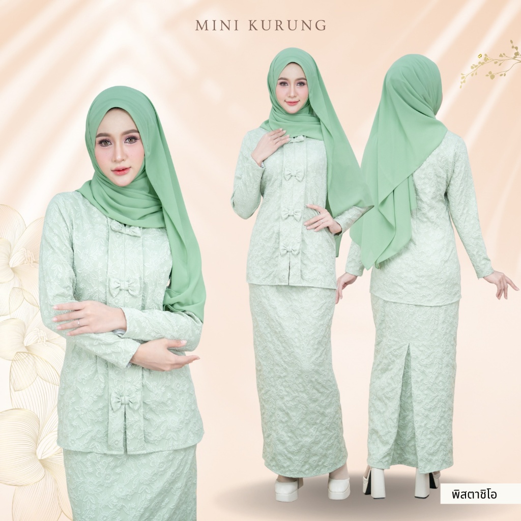ชุดมินิกูรง สำหรับแฟชั่นมุสลิม มาพร้อมดีไซน์สวยๆ สำหรับมุสลิมะห์ IN42 รุสมีนีมุสลิม - รูปที่ 5