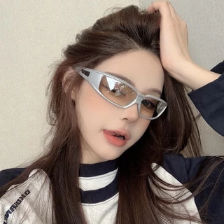 COD🌷แว่นตากันแดดเทคโนโลยีอนาคตY2Kสไตล์พังก์สุดเท่ป้องกันรังสียูวีแว่นตาผู้ชายและผู้หญิง-detlyet