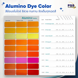 สีย้อมอโนไดซ์ Organic Alumino Dye Color นำเข้าจากประเทศเยอรมนี สำหรับงานอโนไดซ์อลูมิเนียม