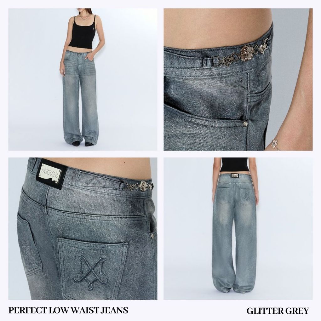 Merge Official - Perfect Low Waist Jeans Seasonal Colors (พร้อมส่ง) รูปที่ 4
