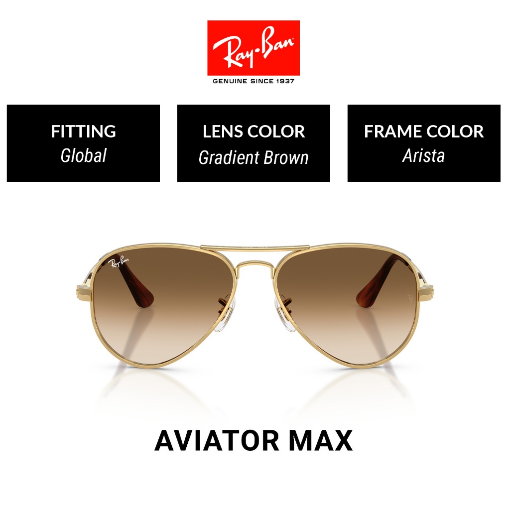 RAY-BAN AVIATOR MAX 0RB3925 001/5158 58