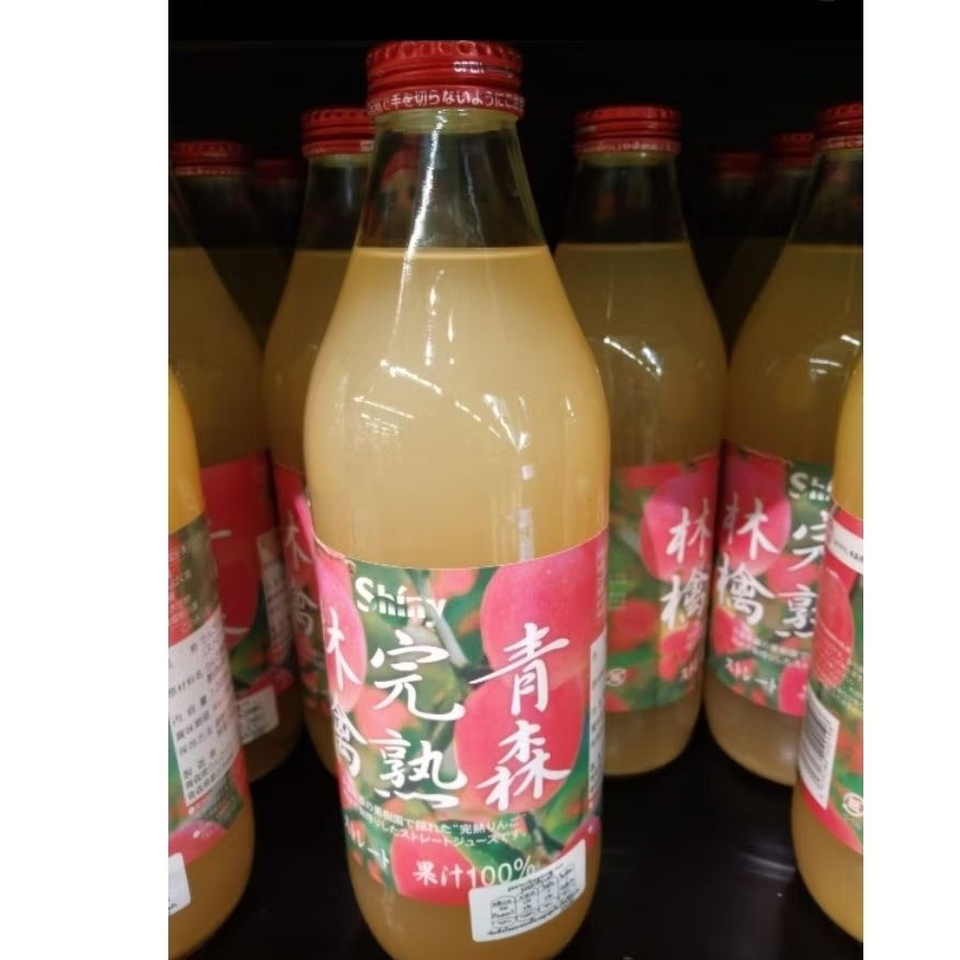 ecook ญี่ปุ่น เครื่องดื่ม น้ำแอปเปิ้ล อาโอโมริ คันจุกุ ริงโงะ hisupa dk shiny apple juice aomori kan