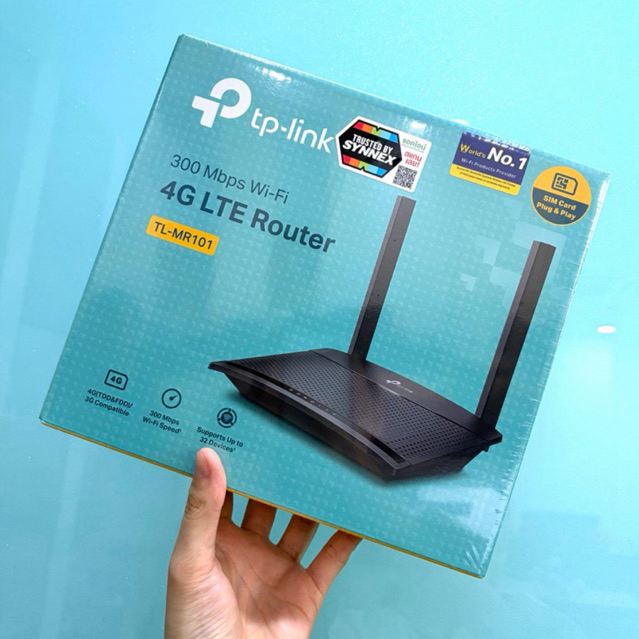 TP-LINK MR100 MR101 MR100-OUTDOOR 4G ROUTER WIRELESS N300 เร้าเตอร์ใส่ซิม ใส่ได้ทุกซิม ประกัน3ปี