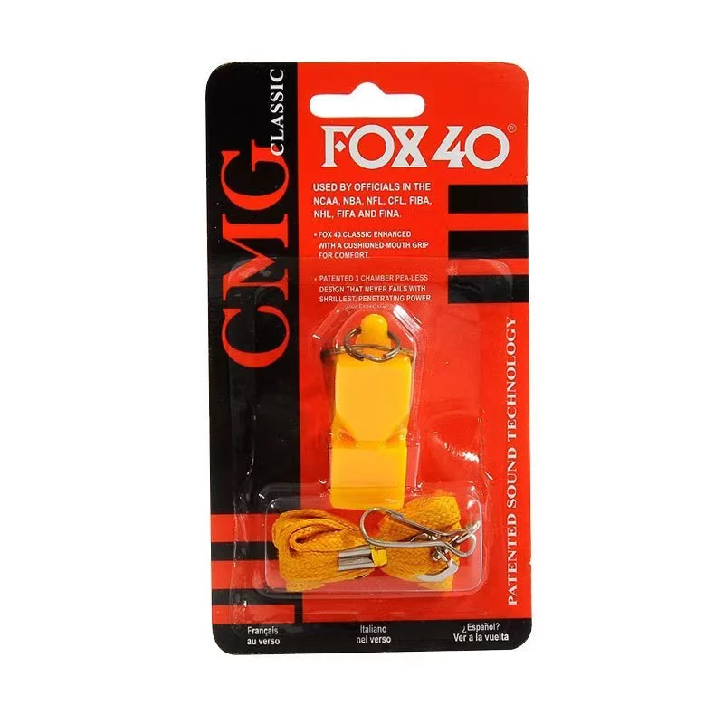นกหวีด FOX 40 พร้อมเชือกคล้องคอ สำหรับกีฬาและเหตุฉุกเฉิน thumbnail 8