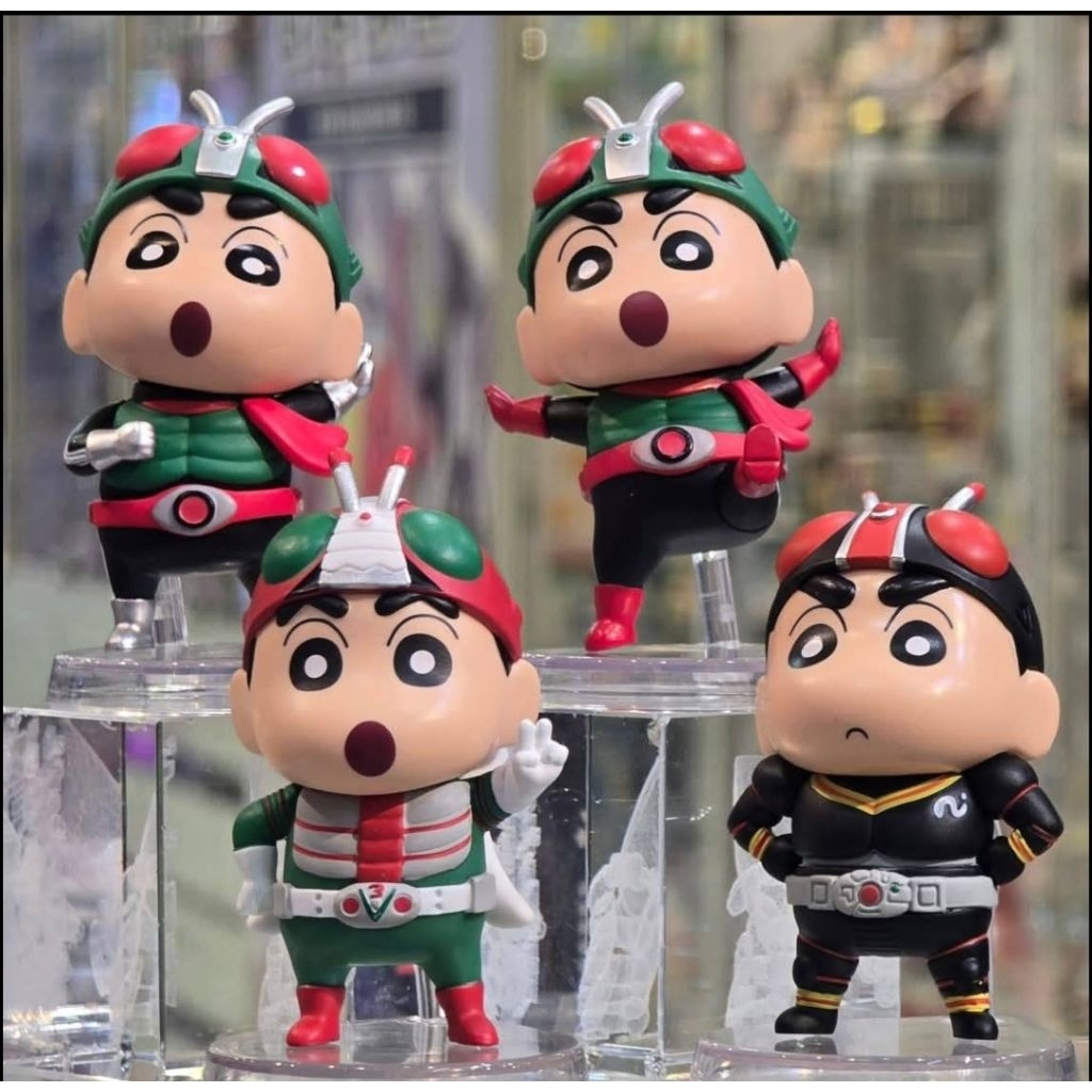 ￼Crayon Shin-chan × Kamen Rider < 4 ตัว >