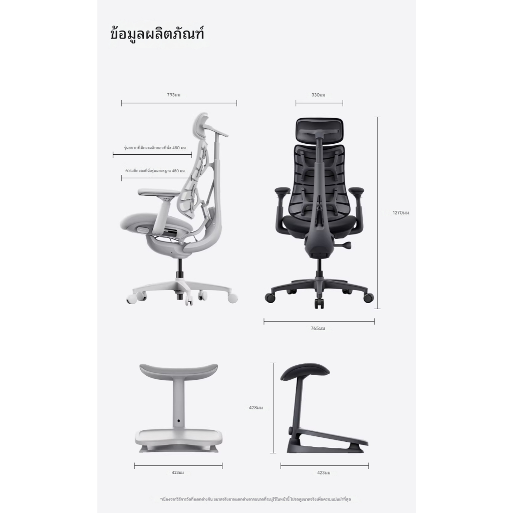 Ergonomic Chair LiberNovo Omni Dynamic ออกแบบตามหลักสรีรศาสตร์ เก้าอี้คอมพิวเตอร์ เก้าอี้สำนักงาน เก้าอี้เกมมิ่ง รูปที่ 8