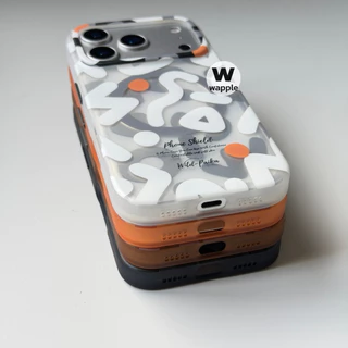 wapple-Case Magnetic Graffiti เคสโทรศัพท์แม่เหล็ก สำหรับรุ่นiPhone13ProMax- 17 17Air 17Pro 17ProMax