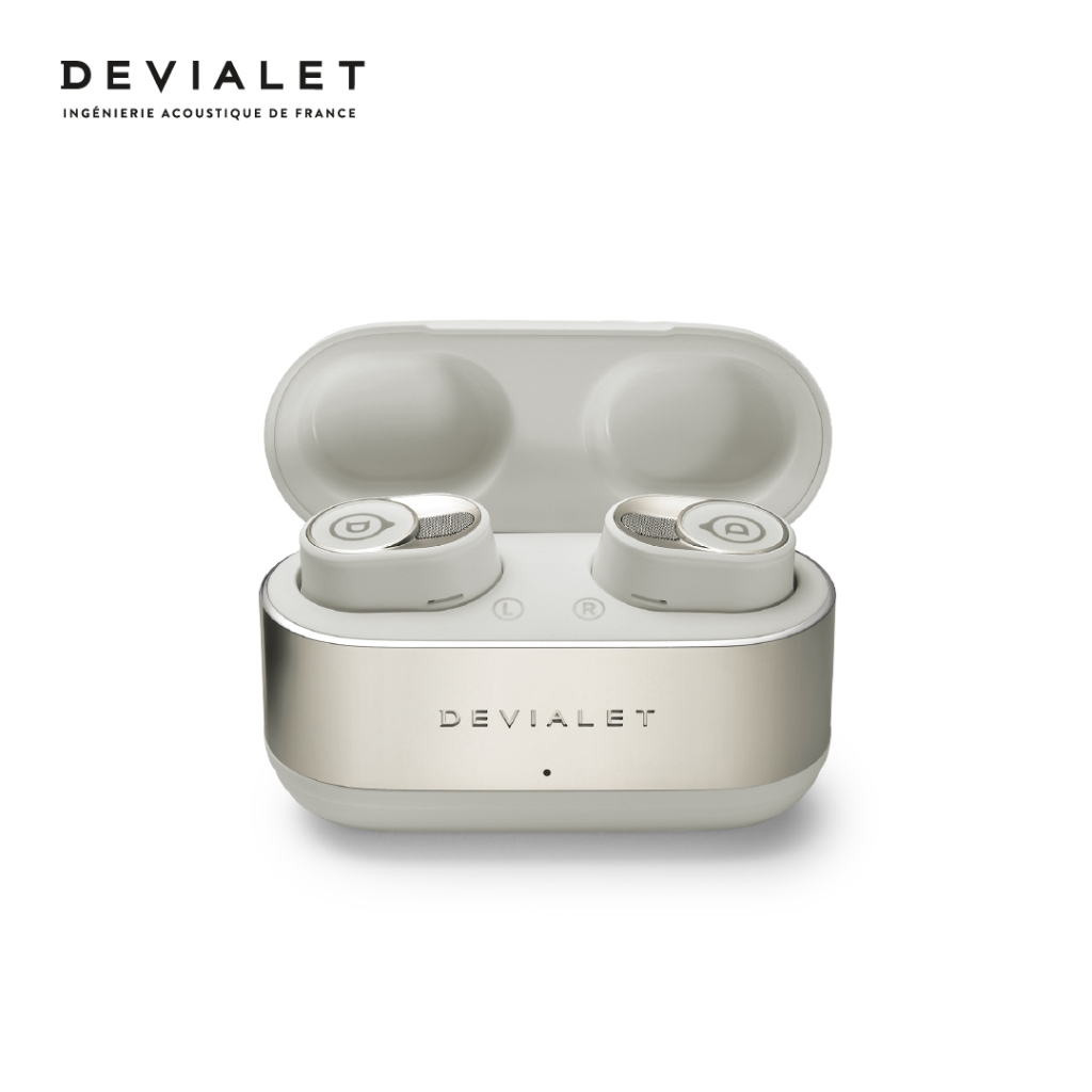 Devialet Gemini II - Light Pearl (new color) หูฟังไร้สาย พร้อมระบบตัดเสียงรบกวนได้ดีเยี่ยม โฟกัสกับบทเพลงแห่งงานคราฟต์