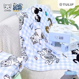 Tulip Fleece ผ้าห่มฟลีซ ทูนหัวของบ่าว TFG37 ลิขสิทธิ์แท้ สัมผัสนุ่ม พกพาสะดวก