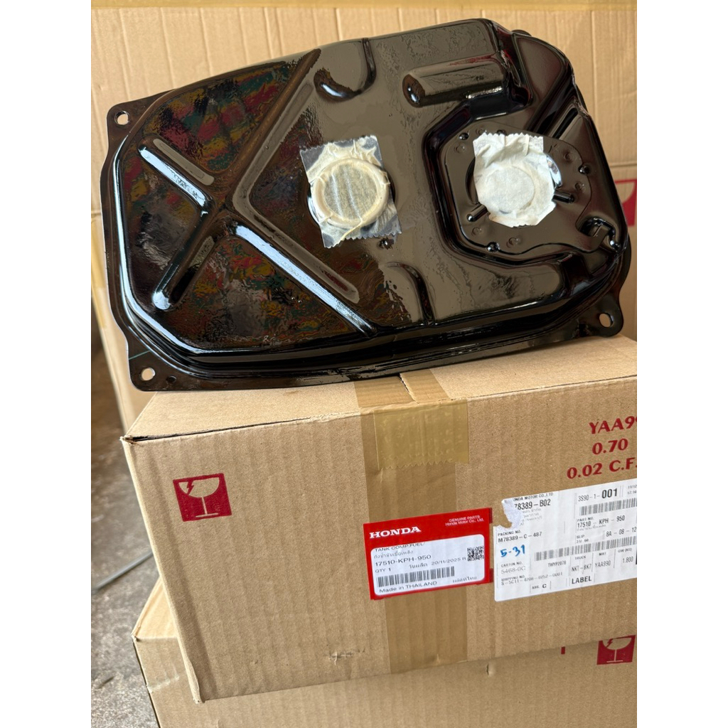 ถังน้ำมันเวฟ125S,Rคาบู/เวฟ125Sบังลมรุ่นคาร์บูแท้ศูนย์ 17510-KPH-950