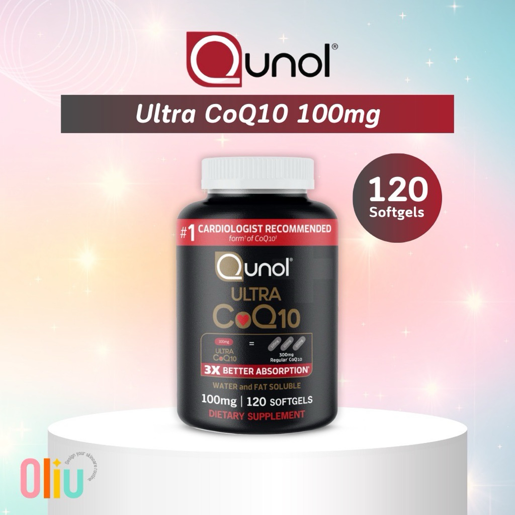 QUNOL Ultra CoQ10, 100 mg 120 เม็ด