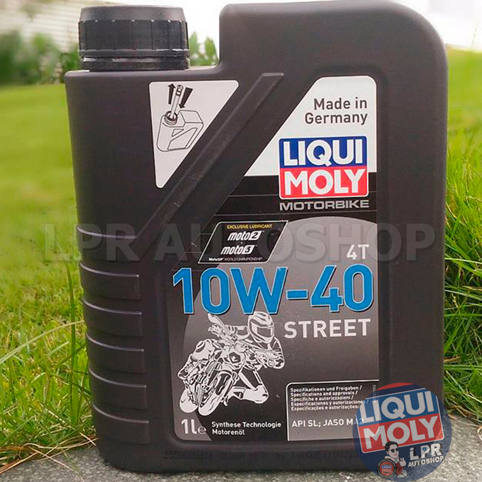 10W-40 LIQUI MOLY Motorbike 4T Street  น้ำมันเครื่องมอเตอร์ไซค์ ขนาด 1 ลิตร ส่งฟรี โค้ดคุ้ม ลดแรง ราคา ถูกที่สุด ดีลบีเคเค แกลเลอรีภาพที่ 4