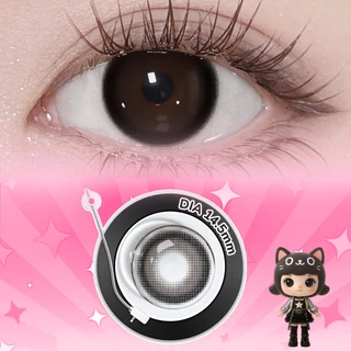 【FDA-Approved】คอนแทคเลนส์ [0.00~-6.00] UYAAI ชุดตาโต คอนแทคเลนส์สาวตาโต สีดํา กาแฟทดแทนรายเดือน 14.5/14.2 มม.