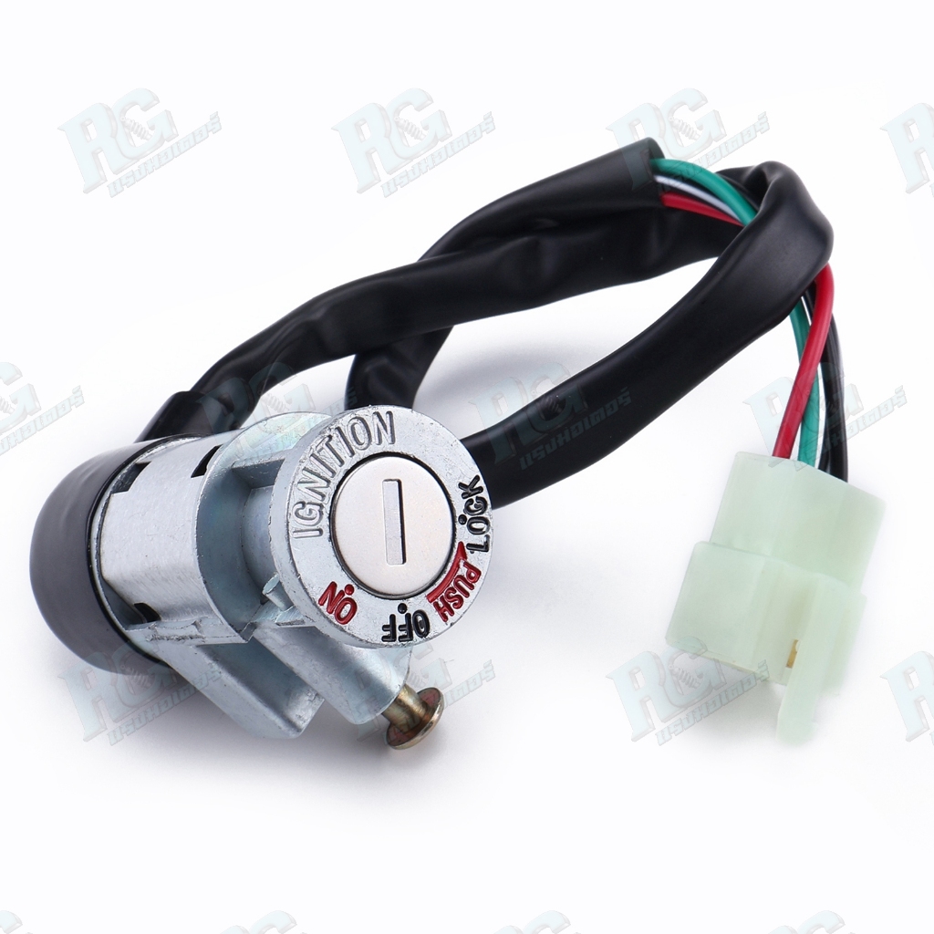 RG สวิทกุญแจ DREAM NEW C100N ชุดใหญ่ ครบชุด ดรีม กุญแจล็อคเบาะ ตรงรุ่น พร้อมใช้งาน - รูปที่ 2