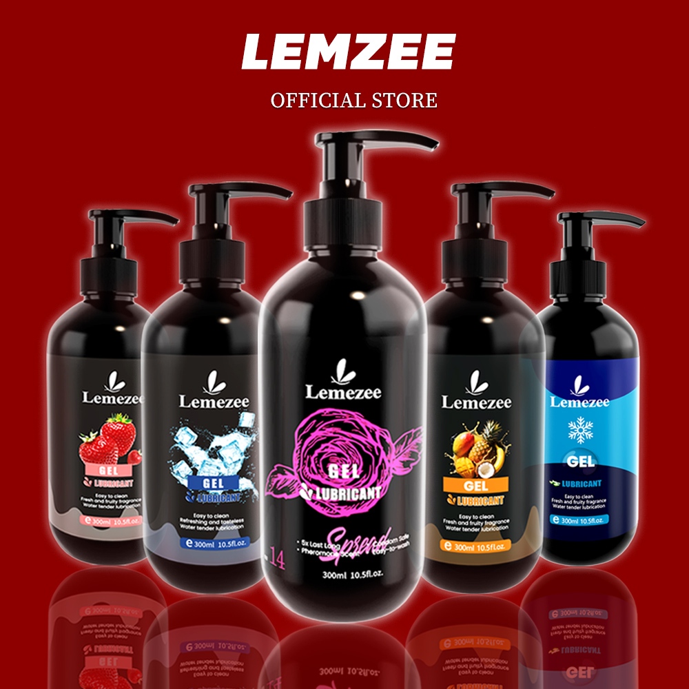 Lemezee 300MLเจลหล่อลื่น sex เป็นธรรมชาติPH5.5water basedเป็นมิตรกับผิวหนังให้ความลื่นที่ยาวนาน5รสผล