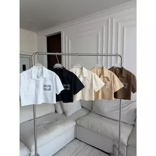 PTSH418 Shirt Crop Logo Promthong