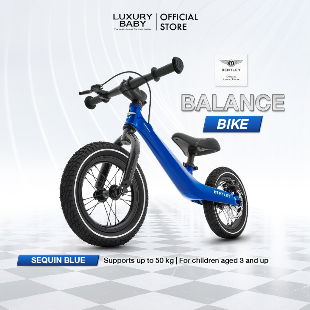 Exclusive Price | จักรยานขาไถ Bentley Balance Bike [Squin Blue] For 3 Year And Up