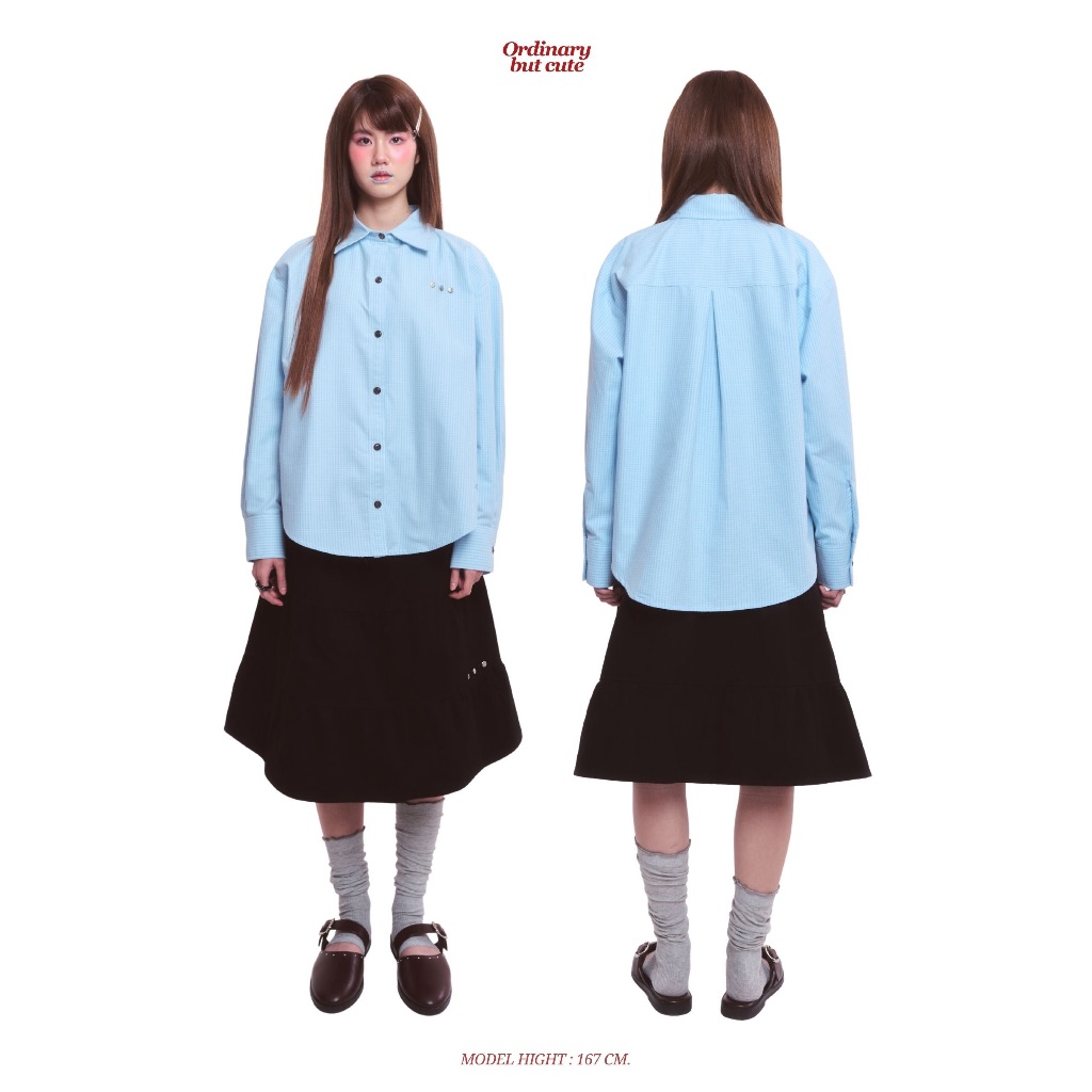 ODBC Neko skirt  กระโปรงดีเทลปักหมุด signature ราคา ถูกที่สุด ดีลบีเคเค แกลเลอรีภาพที่ 8