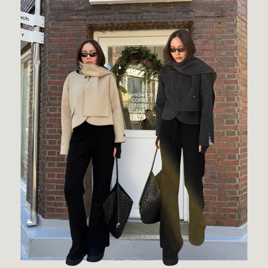 tshop เสื้อคลุม New york wool cardigan