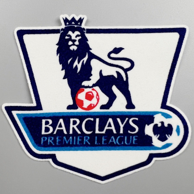 อาร์ม เสื้อฟุตบอล ย้อนยุค กัมมะหยี่ พรีเมียร์ลีค 2007-12 Retro English Premier League Patch Badge Football Shirt