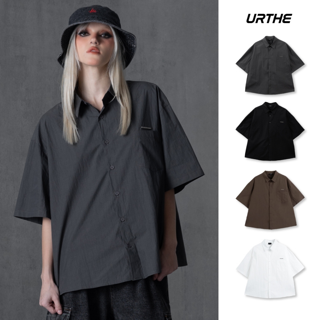 URTHE - เสื้อเชิ้ต เเขนสั้น รุ่น INTOXICATING SHIRTS