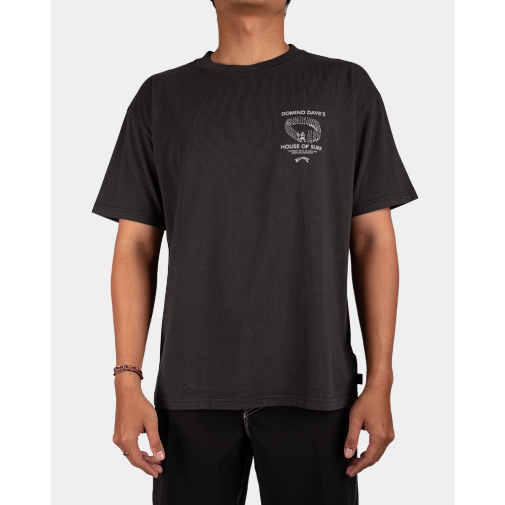 BILLABONG เสื้อยืดโอเวอร์ไซส์ผูู้ชาย Mens Marcus Dixon Domino Dave OG SS Tee 254 BBLOCM275-WAA