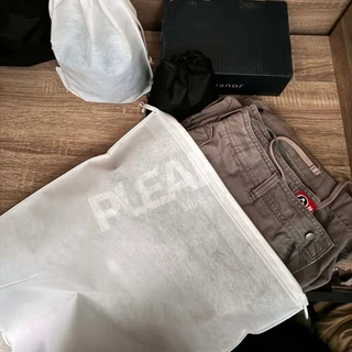 ถุงผ้าหูรูด Drawstring Bag ใบใหญ่ ผ้าสปันบอนด์ สีขาว สีดำ ใช้เก็บของ กระเป๋า รองเท้า กันฝุ่น พร้อมส่ง