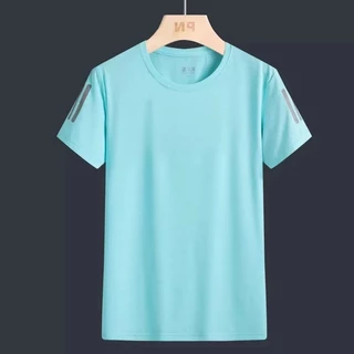 เสื้อยืดผู้ชายแขนสั้นผ้ายืดทรงหลวมมีหลายสีสไตล์วินเทจ รุ่น SGY-032