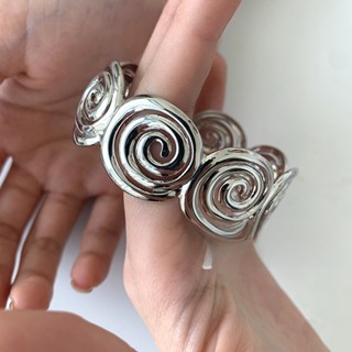 สร้อยข้อมือเปิดไหล่ล็อกได้ สแตนเลสแท้100% เครื่องประดับ Unis…