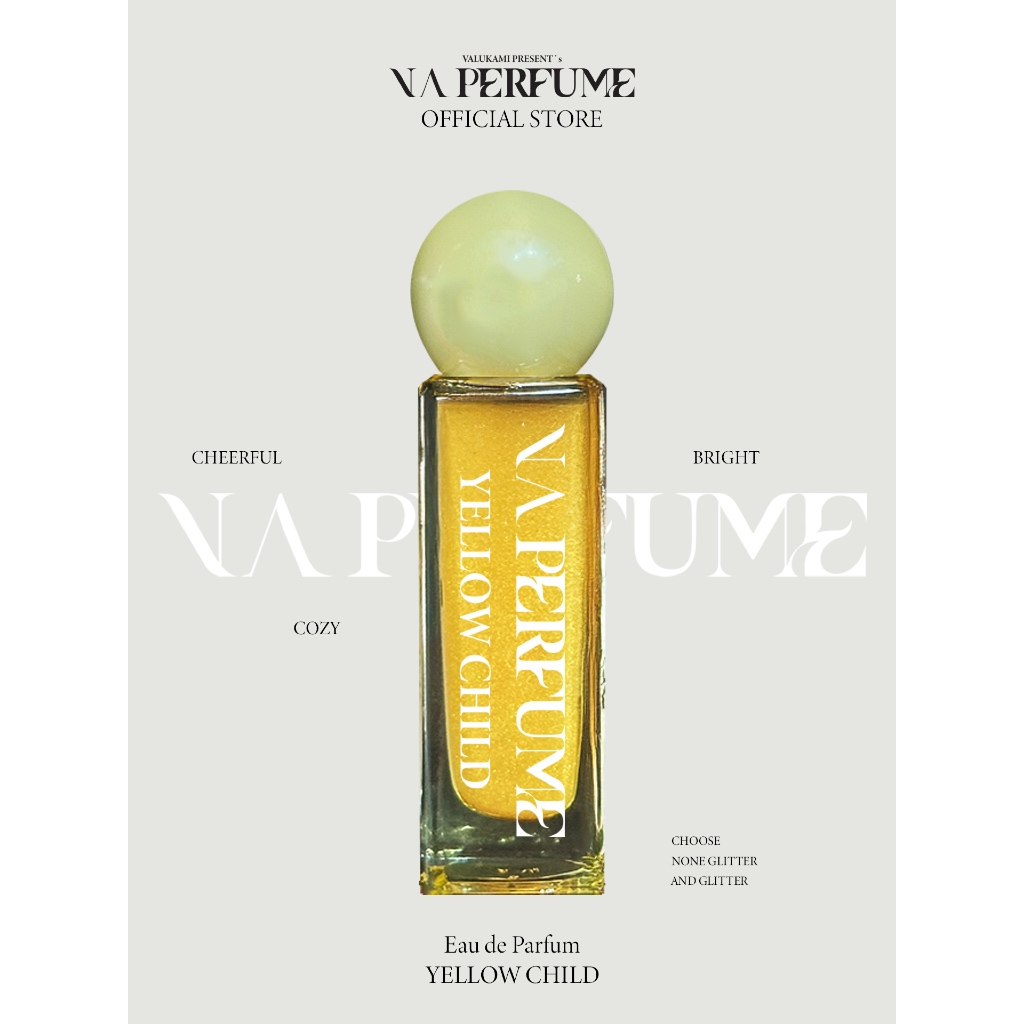 น้ำหอมกลิตเตอร์ VAPERFUME Yellow Child วาเพอร์ฟูม น้ำหอมติดทน 30ml.