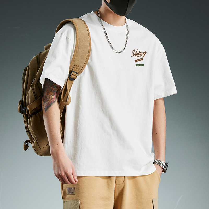 เสื้อยืดผู้ชายแขนสั้นผ้ายืดแฟชั่นเหมาะใส่ทุกโอกาส รุ่น SGY-098