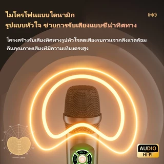NETPAC Soundcard Karaoke Microphone Plug And Play RGB ใช้ไลฟ์และร้องเพลง ลดเสียงรบกวน ใช้กับมือถือได้
