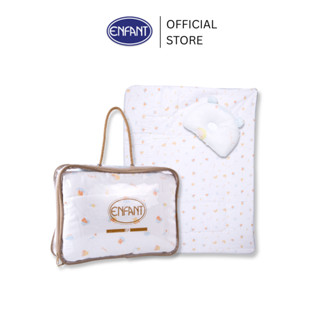 ENFANT (อองฟองต์) Bamboo Blanket Set เซตผ้าห่มใยไผ่+หมอนหลุม…