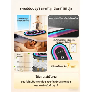 เสื่อโยคะ TPE หนาพิเศษ กันลื่น ซับแรงกระแทก เก็บเสียง เสื่อออกกำลังกาย Jump Rope Mat