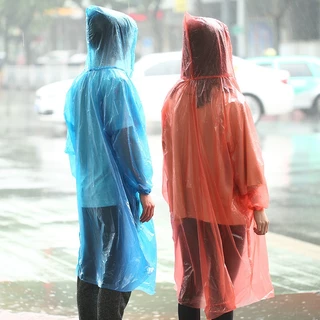 เสื้อกันฝนขนาดพกพา เสื้อกันฝนกระเป๋าขนาดเล็กแบบใช้แล้วทิ้ง เสื้อกันฝนฉุกเฉิน กันน้ำ สำหรับผู้ใหญ่