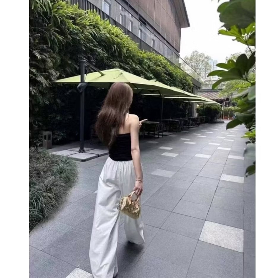 พร้อมส่ง✅️ จาก🇹🇭 TAG: WG.WE ✨️ 5007 กางเกง ขายาว เอวสม๊อค *มีกระเป๋าข้าง มีซับใน - รูปที่ 2