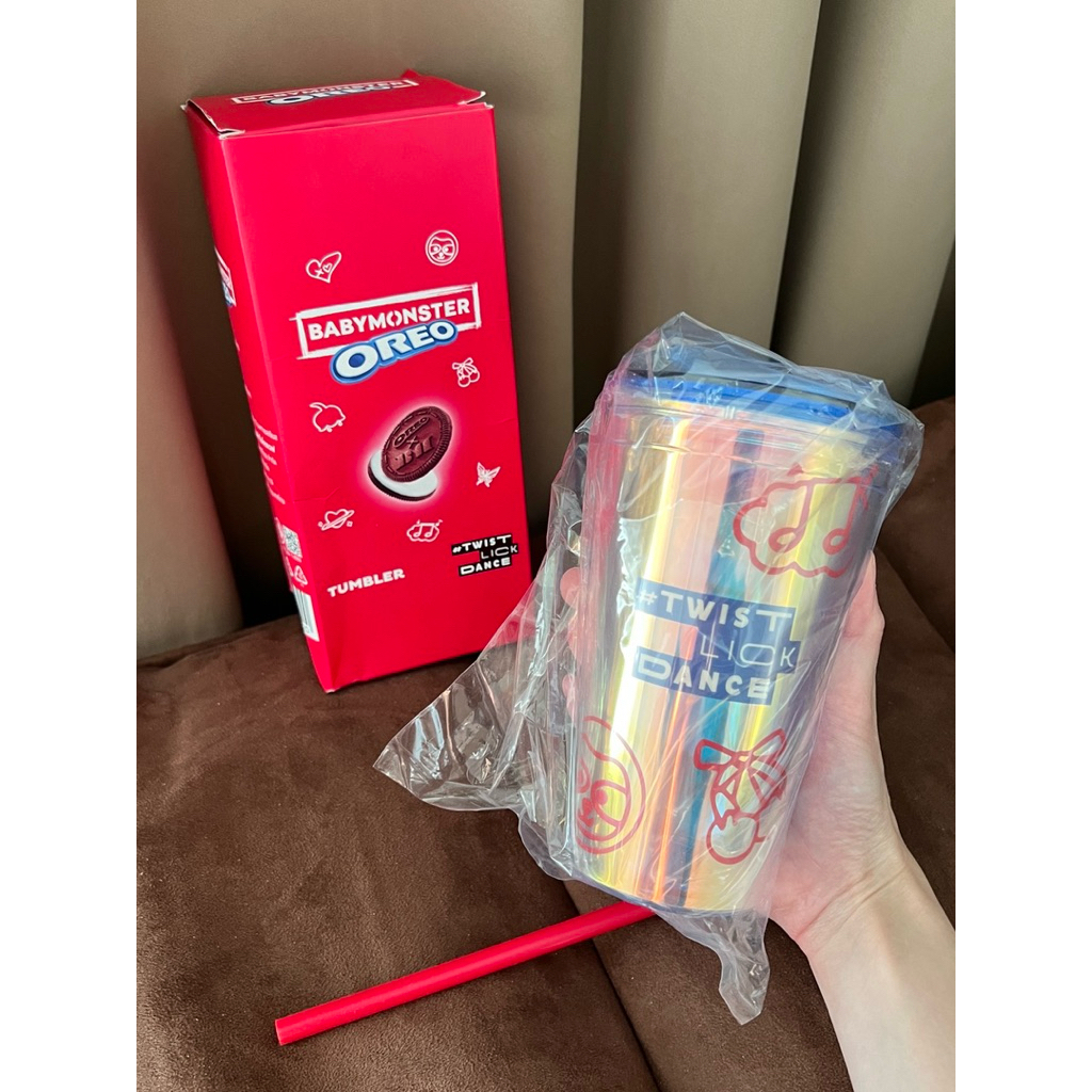 แก้วน้ำ Oreo x Babymonster พร้อมส่ง