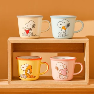 【ของแท้】Snoopy สนูปปี้ แก้วมัคเซรามิก 340ml แก้วกาแฟลายการ์ตูน ลายน่ารัก พร้อมกล่องของขวัญ ของขวัญวันเกิด ส่งฟรี