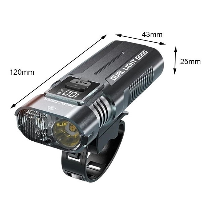 LIUOOP ไฟหน้าและไฟท้ายจักรยาน LED  อัพเกรด กันน้ำระดับ  สว่างพิเศษ 4 โหมด ชาร์จ USB เหมาะสำหรับจักรยาน ราคา ถูกที่สุด ดีลบีเคเค แกลเลอรีภาพที่ 8