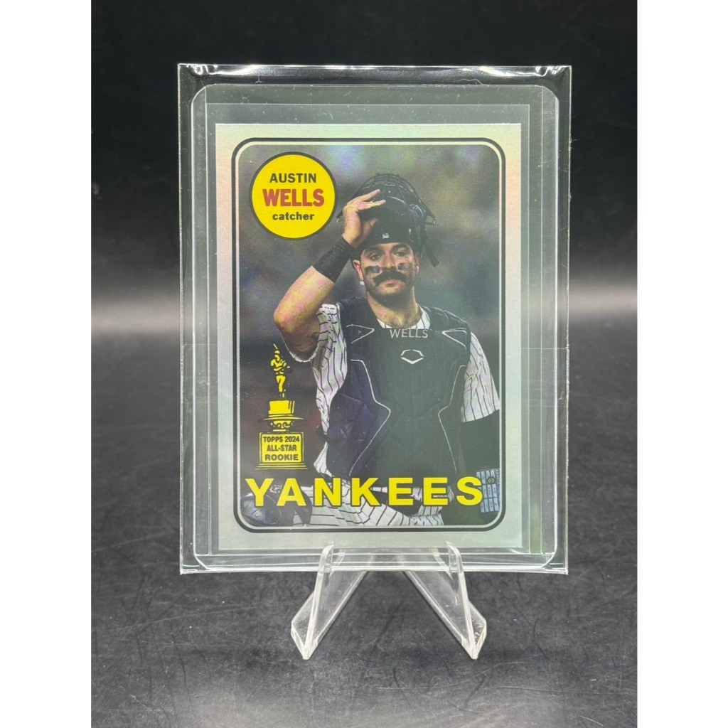 2025 Topps Heritage Austin Wells #H25-18 (25th Anniversary Insert) - Yankees
