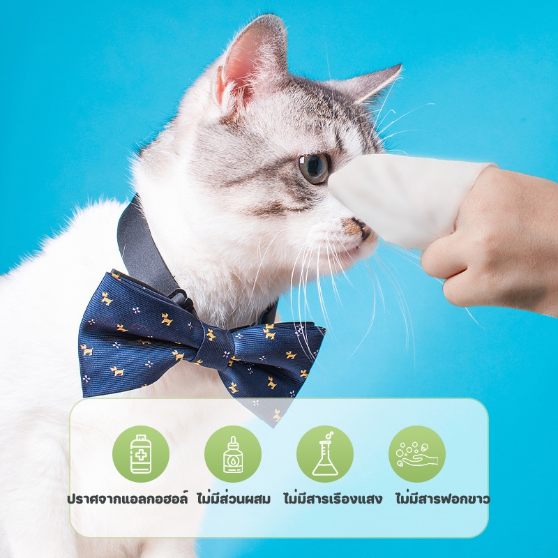 ซื้อ 2 แถม 2 ทิชชู่เปียกสำหรับสัตว์เลี้ยง รูปที่ 2