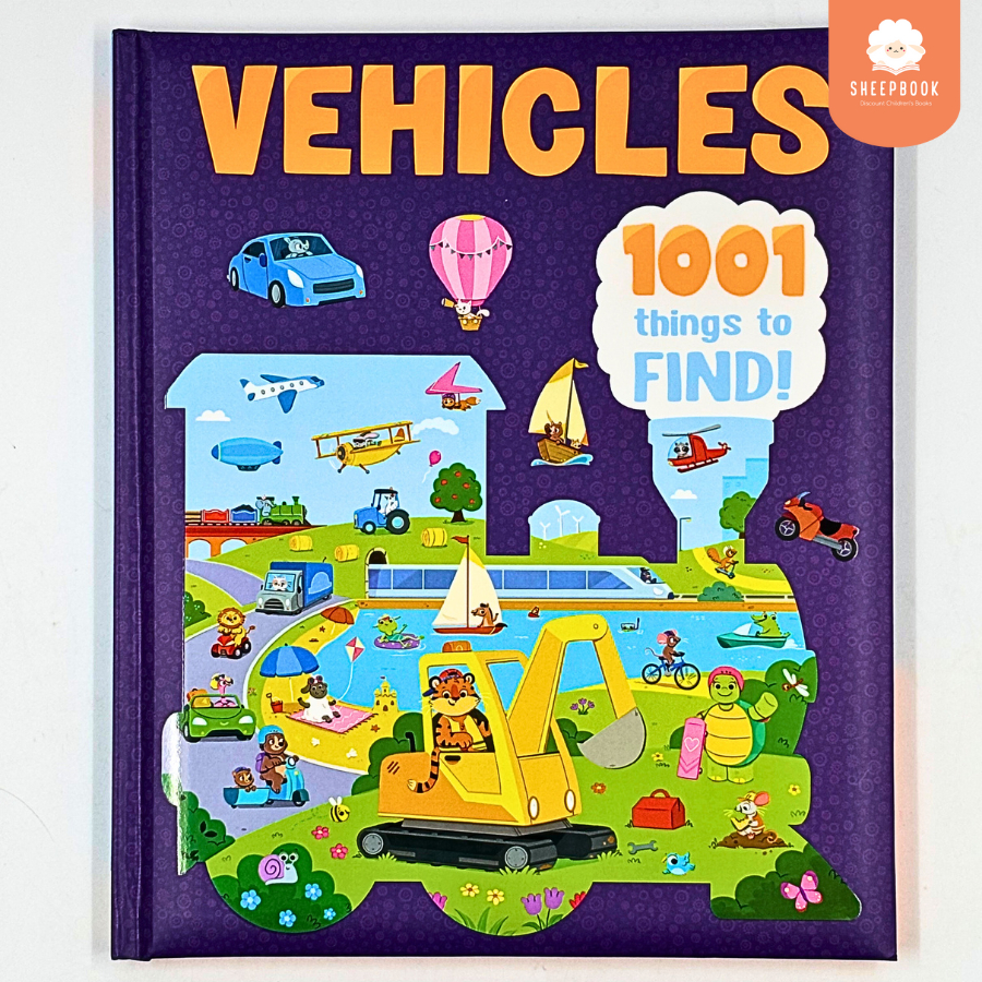 หนังสือกิจกรรม Vehicles 1001 Things To Find A1B3