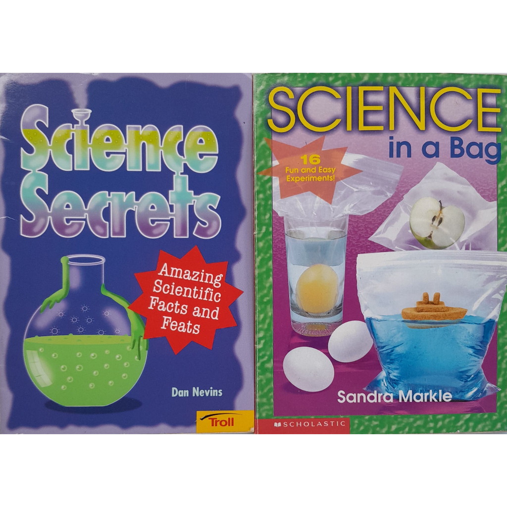 ks54-3 2 in 1 science secrets, science in a bag หนังสือมือสอง ปกอ่อน