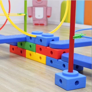P&P SPORT ชุดฝึกพัฒนาการเด็ก Balance Set – สะพานทรงตัว อิฐเต็ม อิฐครึ่ง การศึกษา ฟิตเนส