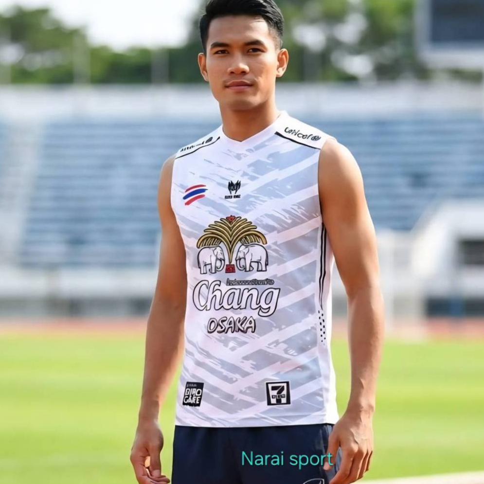 ***ของแท้ส่งไว*** MOON DOGE เสื้อกีฬาแขนกุด  เสื้อฟุตบอล EX2 ผ้าไมโครพิมพ์ลาย ใส่สบาย ไม่ร้อน รูปที่ 6